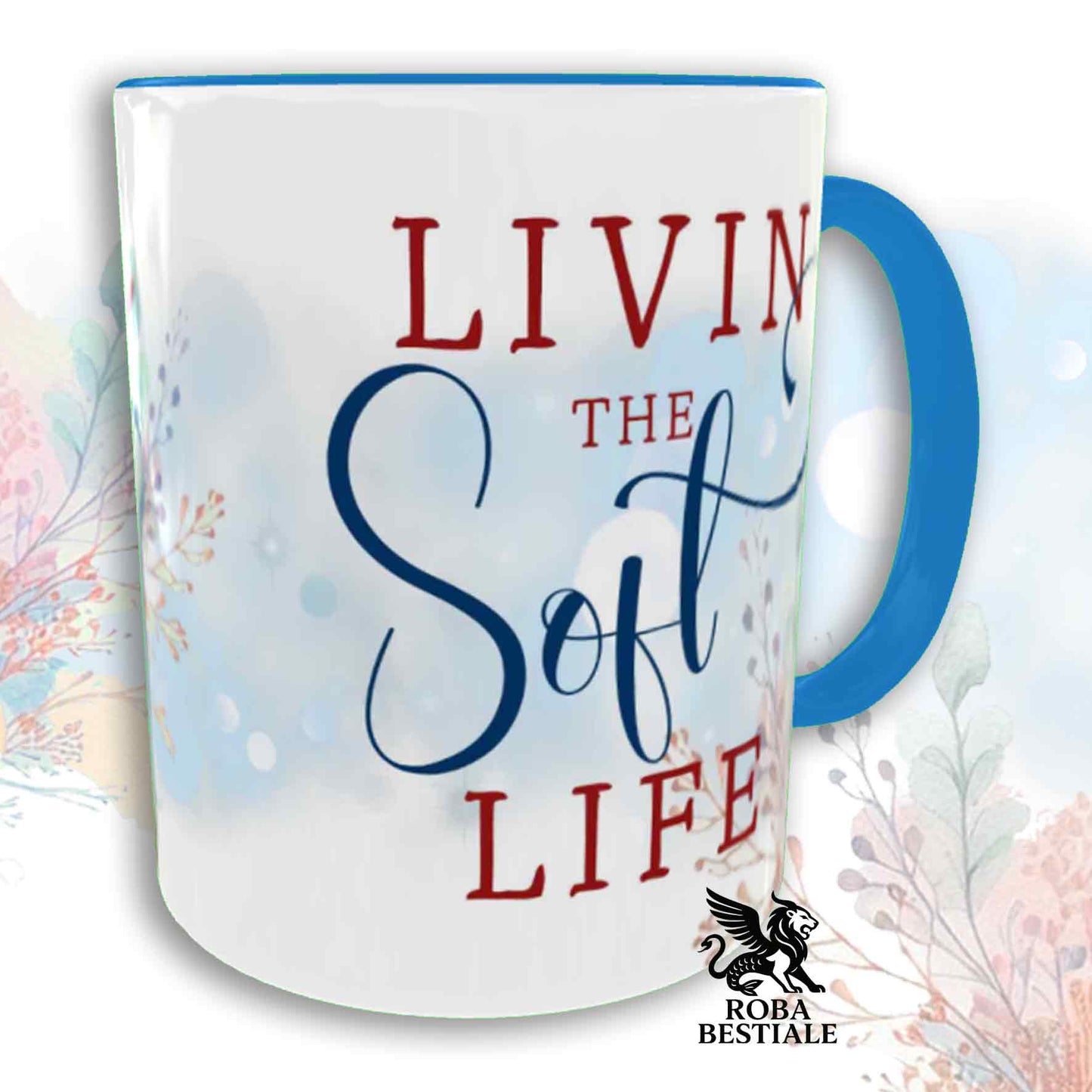 Tazza SOFT LIFE - AUSTRALIAN SHEPHERD Blue Merle - In Ceramica, colore a scelta - 330 ml