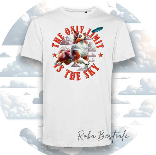 T-Shirt SKY LIMIT - AUSTRALIAN SHEPHERD Red Merle