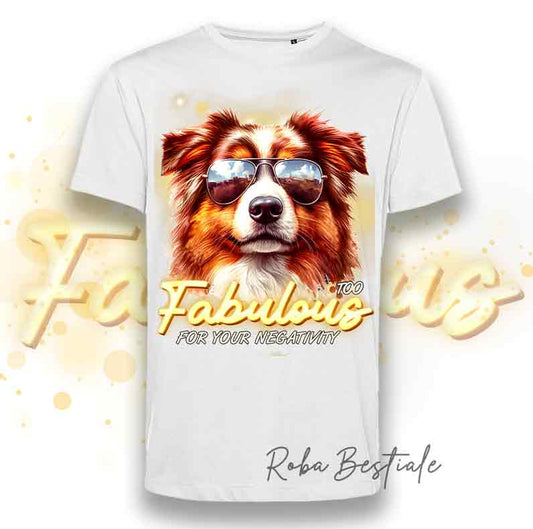 TOO FABULOUS T-Shirt - AUSTRALIAN SHEPHERD Red Merle