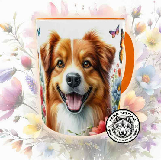 SPRING LOVE Mug - AUSTRALIAN SHEPHERD Red Tricolor