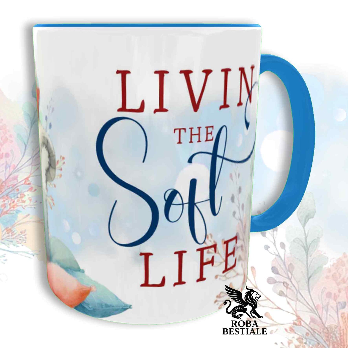 Tazza SOFT LIFE - AUSTRALIAN SHEPHERD Red Merle - In Ceramica, colore a scelta - 330 ml