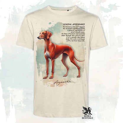 T-Shirt APPEARANCE - AZAWAKH - Bianca o Beige, da Uomo o da Donna - dalla XS alla 5XL