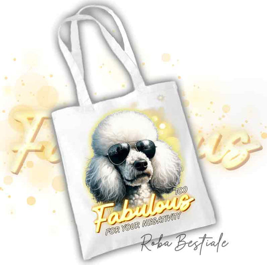 Shopper TOO FABULOUS - BARBONE Bianco