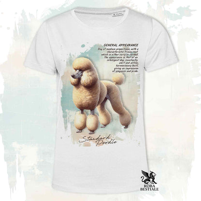 T-Shirt APPEARANCE - BARBONE Grande Mole Fulvo - Bianca o Beige, da Uomo o da Donna - dalla XS alla 5XL