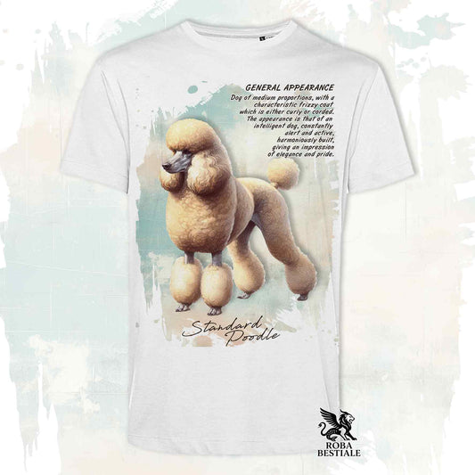 T-Shirt APPEARANCE - BARBONE Grande Mole Fulvo - Bianca o Beige, da Uomo o da Donna - dalla XS alla 5XL