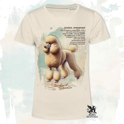 T-Shirt APPEARANCE - BARBONE Grande Mole Fulvo - Bianca o Beige, da Uomo o da Donna - dalla XS alla 5XL