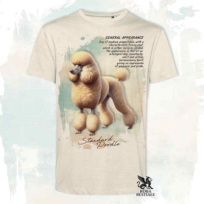 T-Shirt APPEARANCE - BARBONE Grande Mole Fulvo - Bianca o Beige, da Uomo o da Donna - dalla XS alla 5XL