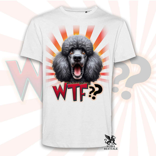 T-Shirt WTF?? - BARBONE Grande Mole Grigio - Bianca o Beige, da Uomo o da Donna - dalla XS alla 5XL