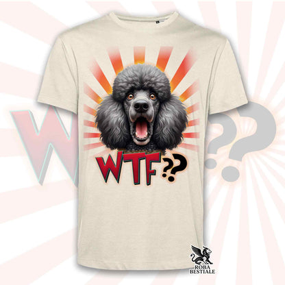 T-Shirt WTF?? - BARBONE Grande Mole Grigio - Bianca o Beige, da Uomo o da Donna - dalla XS alla 5XL