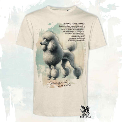 T-Shirt APPEARANCE - BARBONE Grande Mole Grigio Argento - Bianca o Beige, da Uomo o da Donna - dalla XS alla 5XL