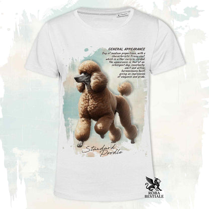 T-Shirt APPEARANCE - BARBONE Grande Mole Marrone - Bianca o Beige, da Uomo o da Donna - dalla XS alla 5XL