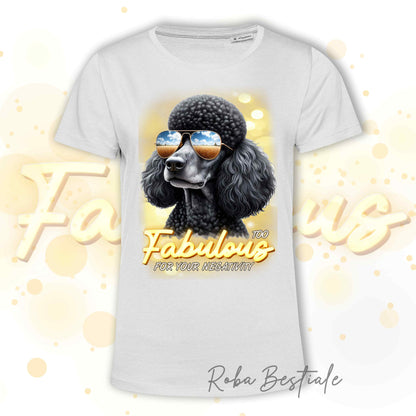 TOO FABULOUS T-Shirt - Big Black Mole POOD - White, Men or Women - XS to 5XL