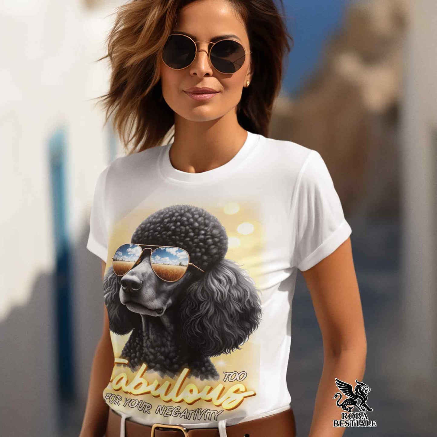 TOO FABULOUS T-Shirt - Big Black Mole POOD - White, Men or Women - XS to 5XL