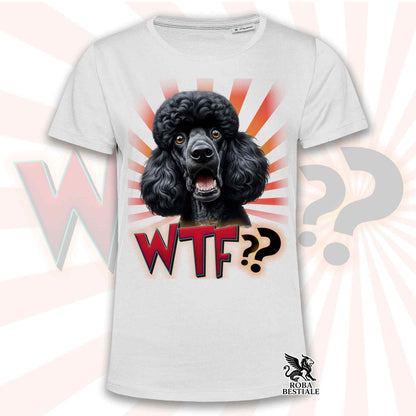 T-Shirt WTF?? - BARBONE Grande Mole Nero - Bianca o Beige, da Uomo o da Donna - dalla XS alla 5XL