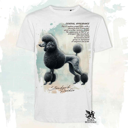 T-Shirt APPEARANCE - BARBONE Grande Mole Nero - Bianca o Beige, da Uomo o da Donna - dalla XS alla 5XL