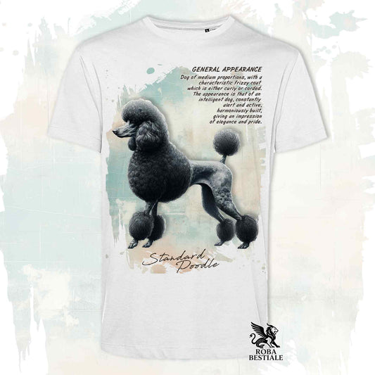 T-Shirt APPEARANCE - BARBONE Grande Mole Nero - Bianca o Beige, da Uomo o da Donna - dalla XS alla 5XL