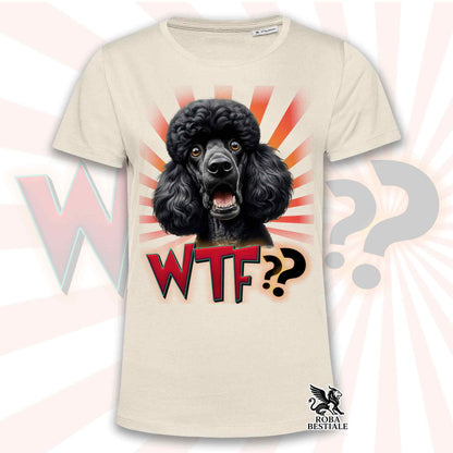 T-Shirt WTF?? - BARBONE Grande Mole Nero - Bianca o Beige, da Uomo o da Donna - dalla XS alla 5XL