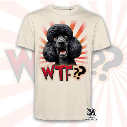 T-Shirt WTF?? - BARBONE Grande Mole Nero - Bianca o Beige, da Uomo o da Donna - dalla XS alla 5XL