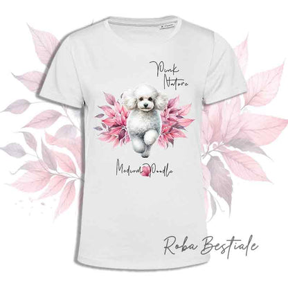T-Shirt BARBONE Bianco - Collezione Pink Nature