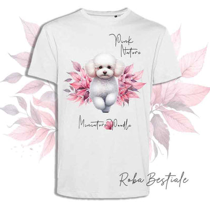 T-Shirt BARBONE Bianco - Collezione Pink Nature