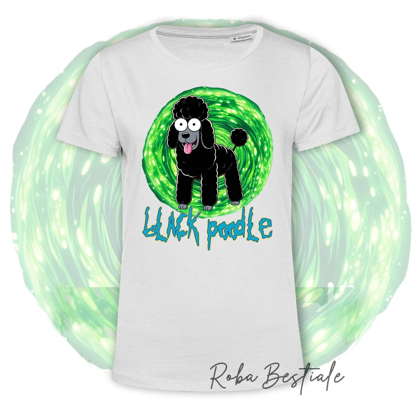 RICK &amp; MORTY T-Shirt - BUM Black - White or Black - XS to 5XL