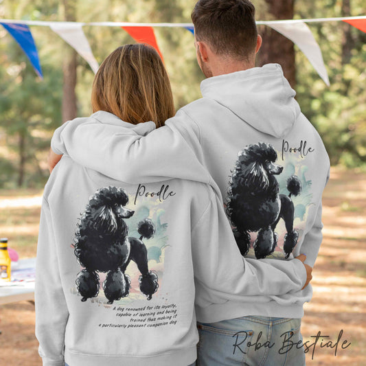 Felpa BEHAVIOR - BARBONE Nero - Standard FCI - Unisex - Grigia - dalla XS alla 3XL