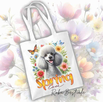 Sac fourre-tout BARBONE Silver - Collection Spring Love