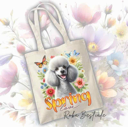 Sac fourre-tout BARBONE Silver - Collection Spring Love