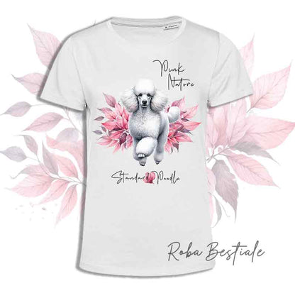 T-Shirt BARBONE Bianco - Collezione Pink Nature