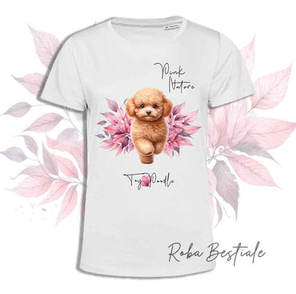 T-Shirt BARBONE Albicocca - Collezione Pink Nature