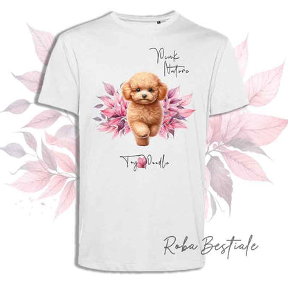 T-Shirt BARBONE Albicocca - Collezione Pink Nature