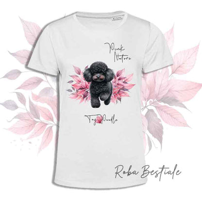 T-Shirt BARBONE Nero - Collezione Pink Nature