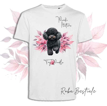 T-Shirt BARBONE Nero - Collezione Pink Nature