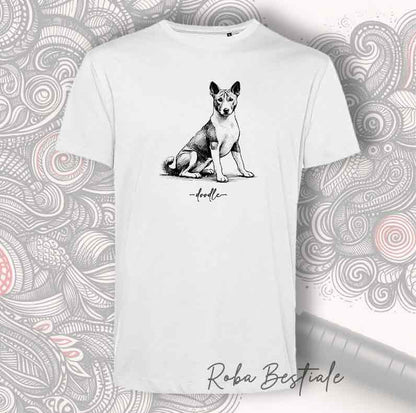T-Shirt DOODLE - BASENJI