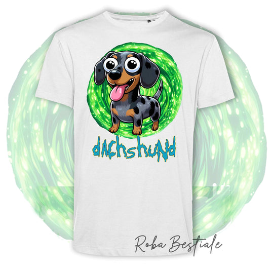 RICK &amp; MORTY - LABRADOR RETRIEVER Chocolate T-Shirt