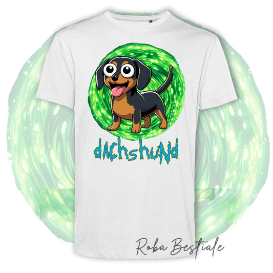 RICK &amp; MORTY - LABRADOR RETRIEVER Chocolate T-Shirt