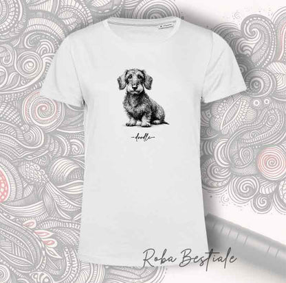 T-Shirt DOODLE - BASSOTTO a Pelo Duro