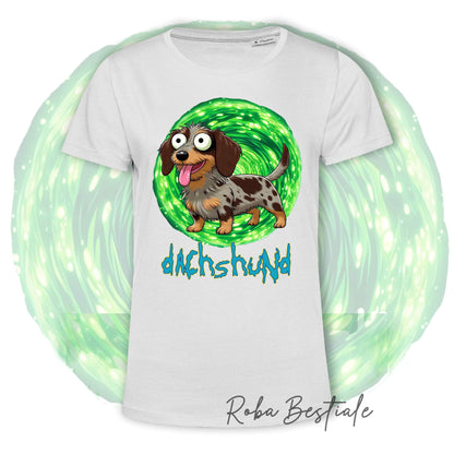 RICK &amp; MORTY - LABRADOR RETRIEVER Chocolate T-Shirt