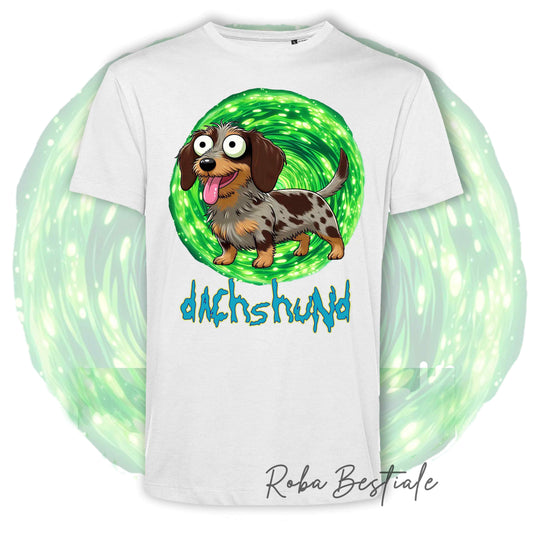 RICK &amp; MORTY - LABRADOR RETRIEVER Chocolate T-Shirt