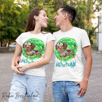 RICK &amp; MORTY - LABRADOR RETRIEVER Chocolate T-Shirt