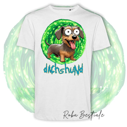 RICK &amp; MORTY - LABRADOR RETRIEVER Chocolate T-Shirt