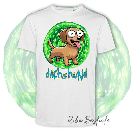 RICK &amp; MORTY - LABRADOR RETRIEVER Chocolate T-Shirt