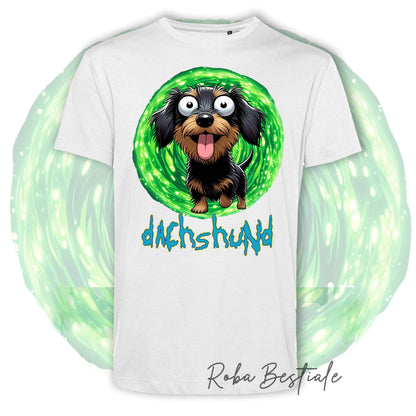 RICK &amp; MORTY - LABRADOR RETRIEVER Chocolate T-Shirt
