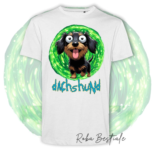 RICK &amp; MORTY - LABRADOR RETRIEVER Chocolate T-Shirt