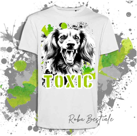 T-Shirt TOXIC - BASSOTTO a Pelo Lungo