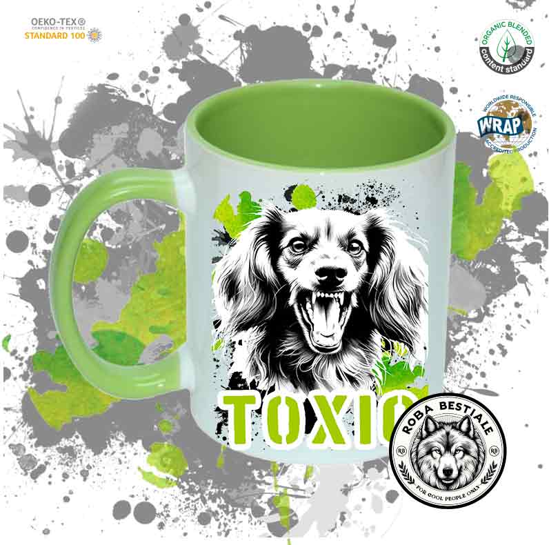 Tazza TOXIC - BASSOTTO a Pelo Lungo