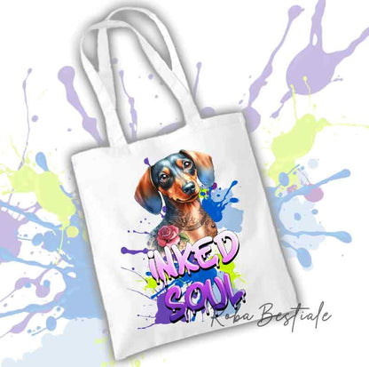 Shopper INKED SOUL - BASSOTTO TEDESCO a Pelo Corto