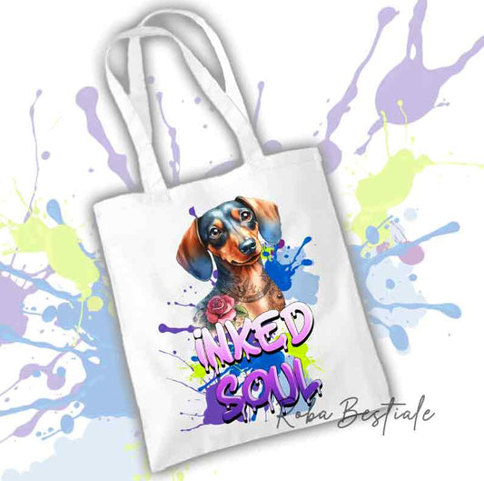 Shopper INKED SOUL - BASSOTTO TEDESCO a Pelo Corto