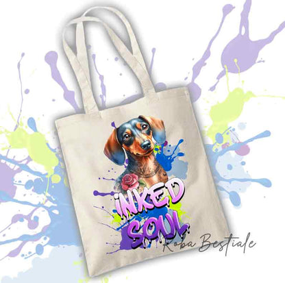 Shopper INKED SOUL - BASSOTTO TEDESCO a Pelo Corto