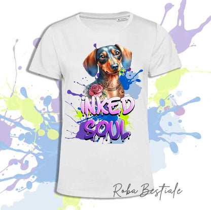 T-Shirt INKED SOUL - TECKEL à Poil Court